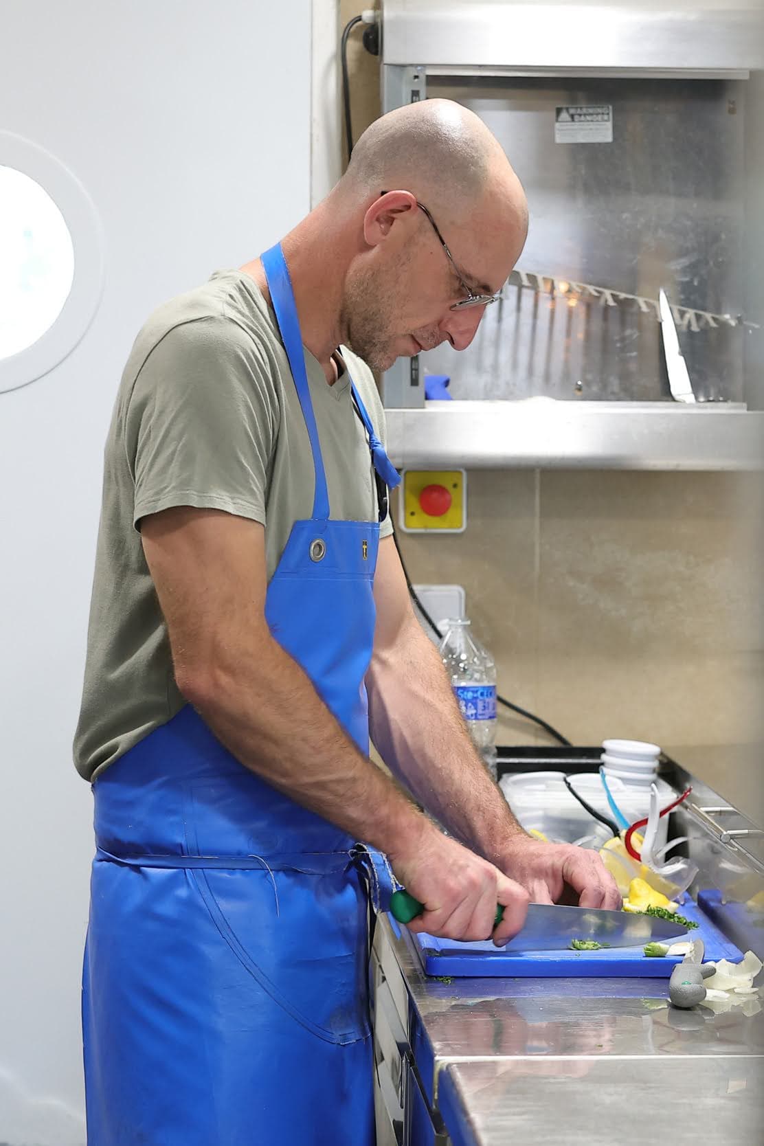 Pierre en cuisine