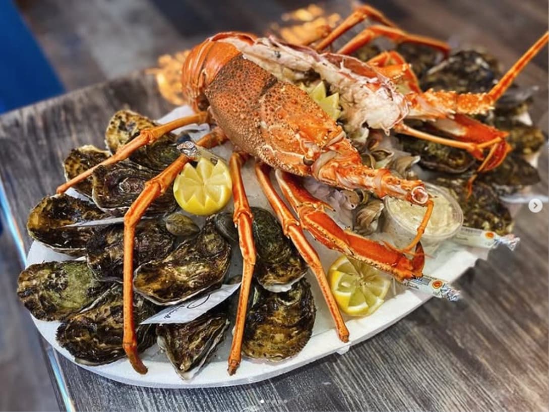 Seafood platter